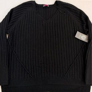 Vince Camuto Black Knit Top